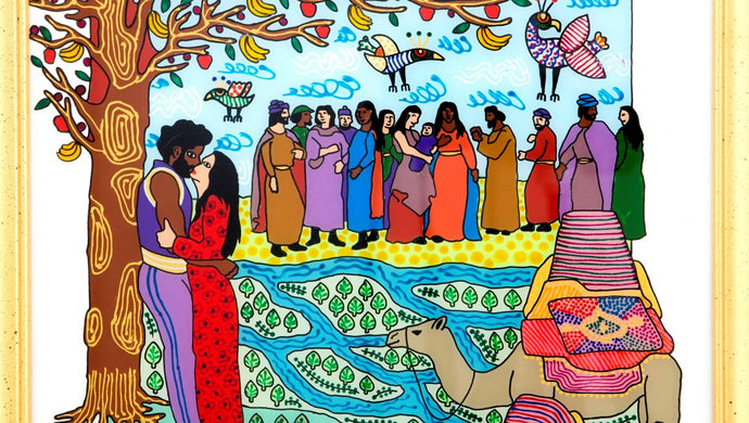 Exposition Galerie Claude Lemand pour « Les Amours d’Antar et Abla » illustré par Ilyes Messaoudi
