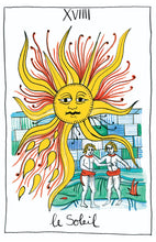 Charger l'image dans la galerie, Trio de Noël – L'Œil du Tarot de Marseille + 3 cartes postales + 1 tirage d'artiste A5